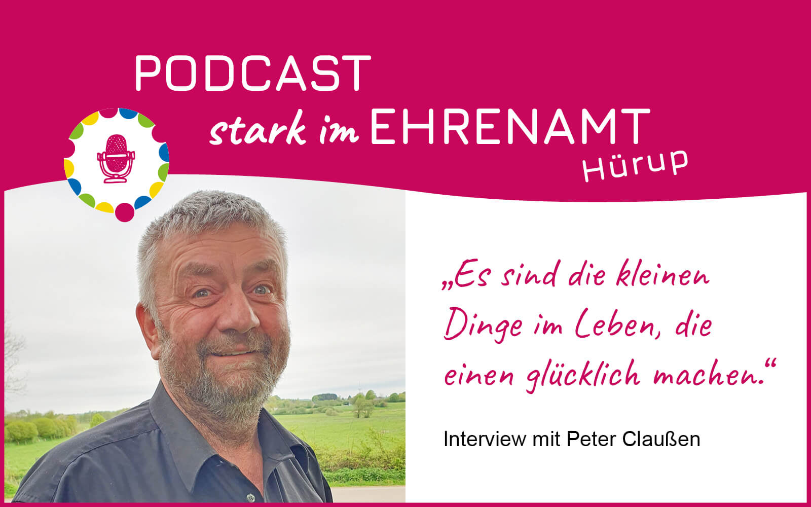 Peter Claußen im Interview zu Gast bei der Vereinsmeierei.