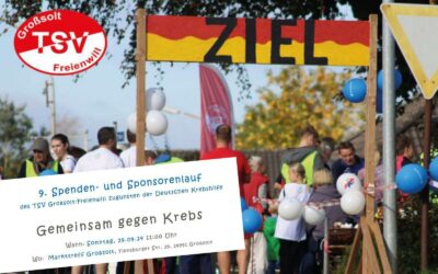 „Gemeinsam gegen Krebs“ – Spenden- & Sponsorenlauf am 29.09.24