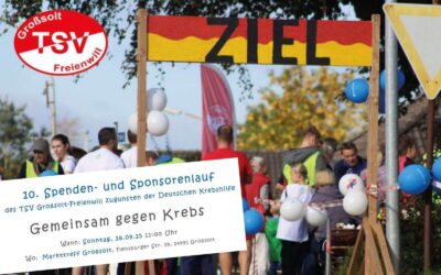 „Gemeinsam gegen Krebs“ – Spenden- & Sponsorenlauf am 28.09.25