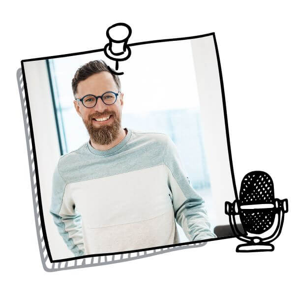 Sören Gütschow ist im Podcast-Interview und berichtet über sein Ehrenamt im ReparaturCafé