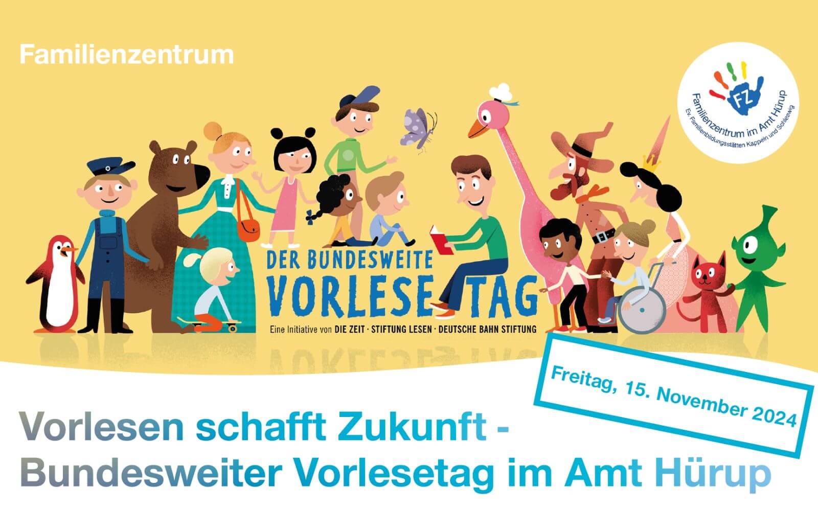 Bundesweiter Vorlesetag im Amt Hürup am 15.11.24