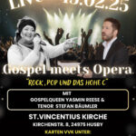 Gospel meets Opera ist das Thema eines unvergesslichen musikalischen Abends am 15.2. ab 18 Uhr in der St. Vincentius Kirche in Husby.