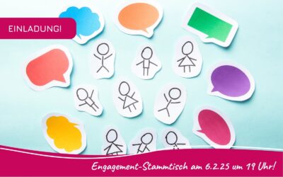 “Wie sieht ein Ehrenamt ganz nach den eigenen Wünschen aus?” – Engagement-Stammtisch am 6.2.25