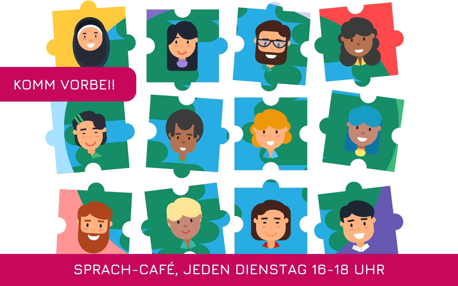 Sprach-Café jeden Dienstag in Freienwill oder in Hürup