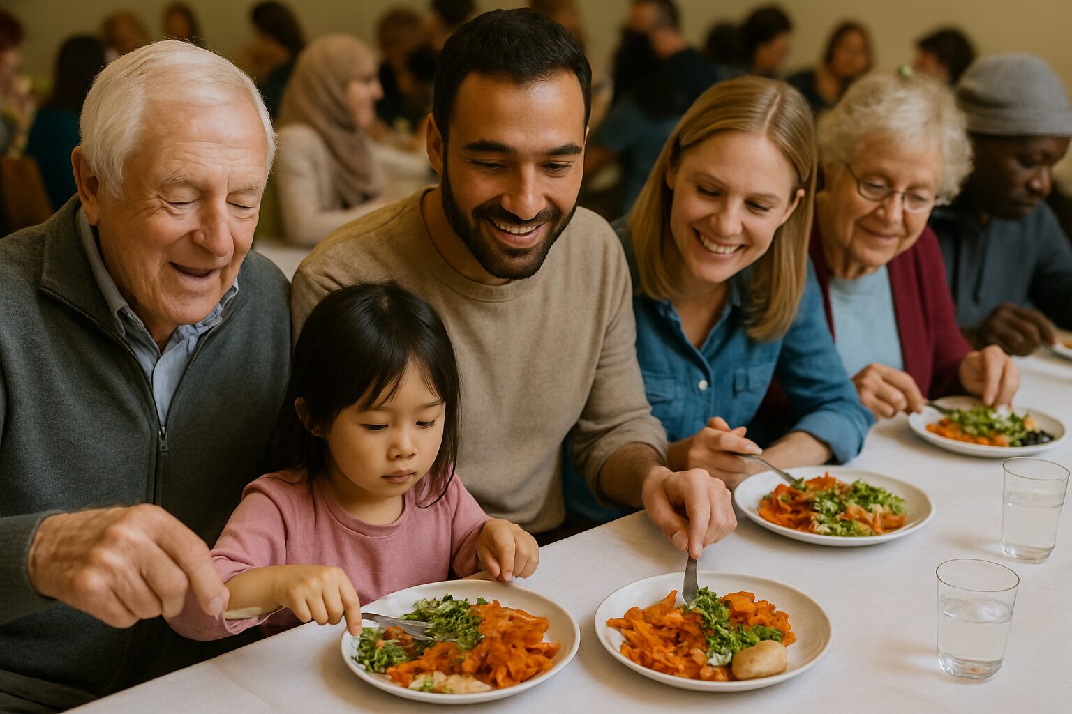 Zum gemeinsamen Mittag in der Scheune lädt das Familienzentrum im Amt Hürup ein.