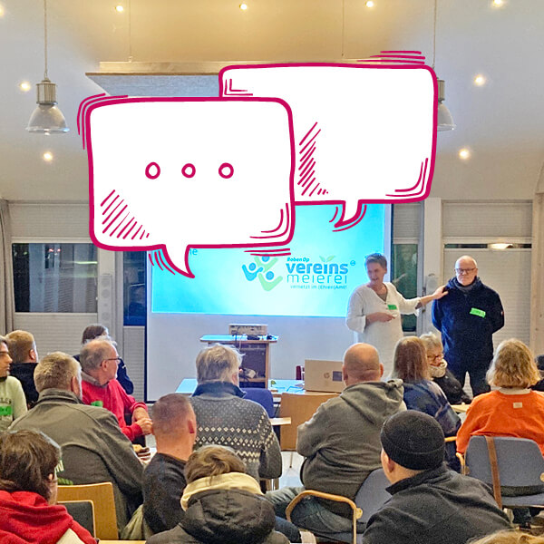 Der Engagement-Stammtisch der Vereinsmeierei im Amt Hürup findet 1x im Quartal statt. Alle ehrenamtlich Engagierte sowie an Ehrenamt interessierte Menschen sind herzlich willkommen.
