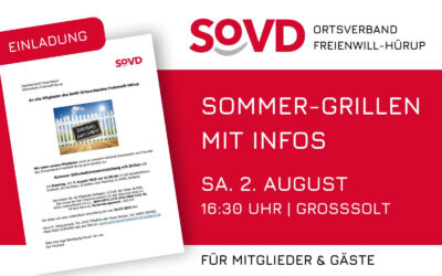 Grillen mit dem Ortsverband Freienwill-Hürup des SoVD