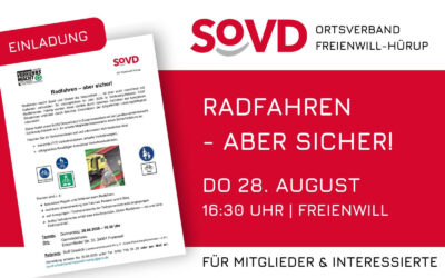 Radfahren – aber sicher! mit dem SoVD