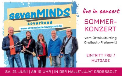 Sommerkonzert Sevenminds Coverband