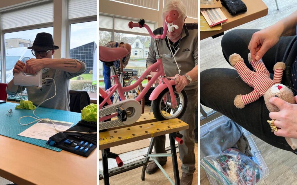 Bildimpressionen vom BobenOp ReparaturCafé Husby