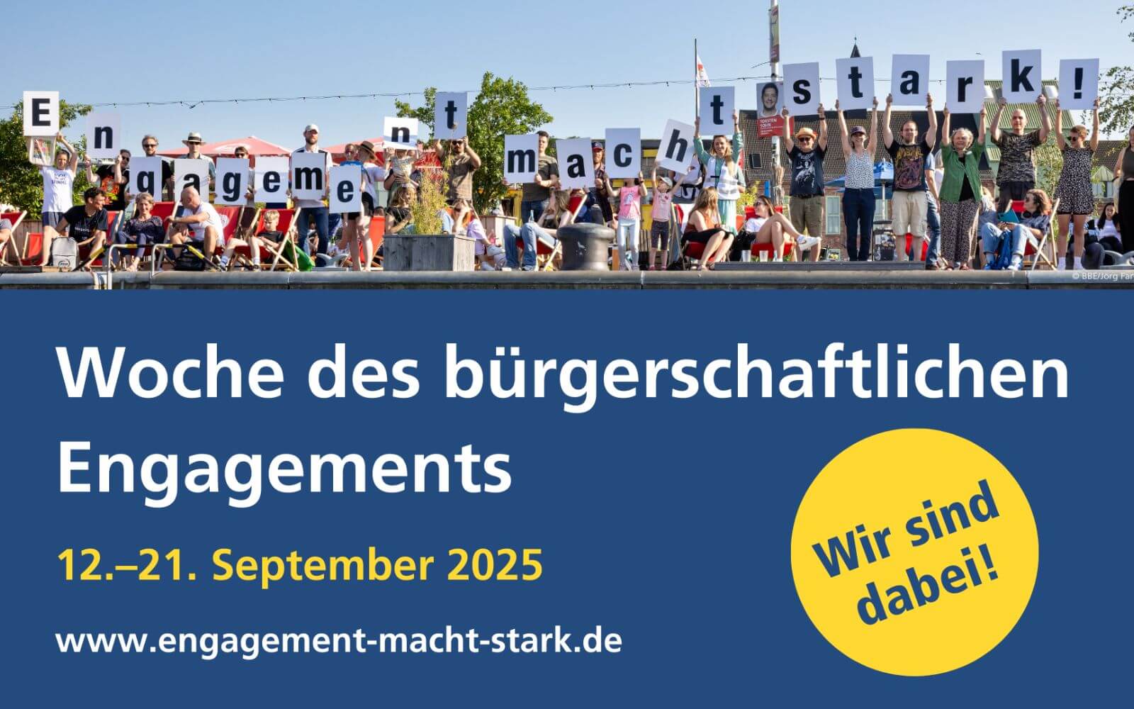 Die bundesweite Woche des bürgerschaftlichen Engagements 2025 findet vom 12.-21. September statt und auch aus dem Kreis Schleswig-Flensburg sind Aktionen dabei!