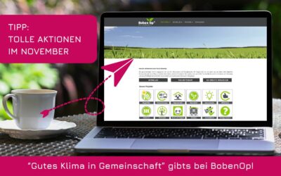 Aktuelles Programm von BobenOp & Newsletter-Empfehlung