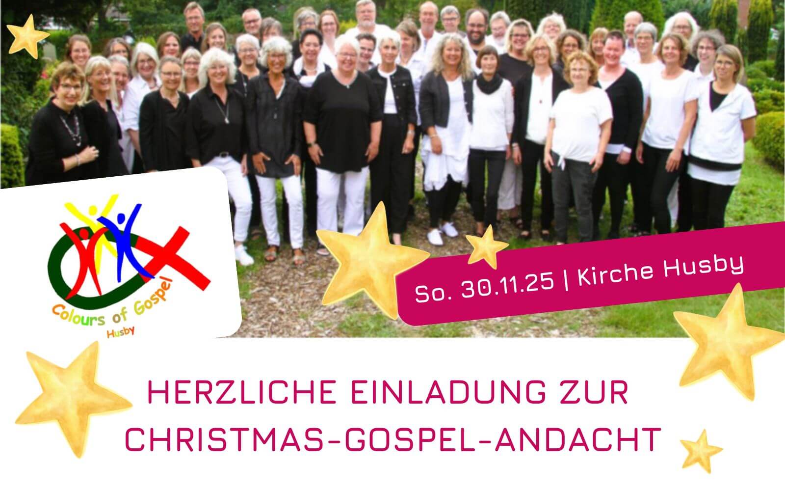 2025-11-26_6926d0b603ea9_christmas_gospel_andacht_husby Christmas-Gospel-Andacht mit "Colours of Gospel Husby" am 30.11.25 um 17 Uhr in der St. Vincentius-Kirche Husby