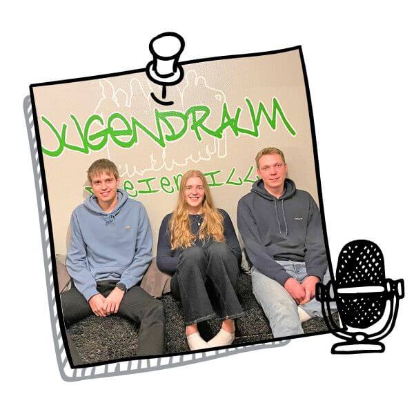 Podcast-Interview mit Ehrenamtlichen aus der Jugendarbeit Amt Hürup: Entdecke, wie Ehrenamt die Jugendarbeit im Amt Hürup prägt! Lara, Jan & Ben Ole sprechen im Podcast über Teamer-Fieber, Gemeinschaft uvm.