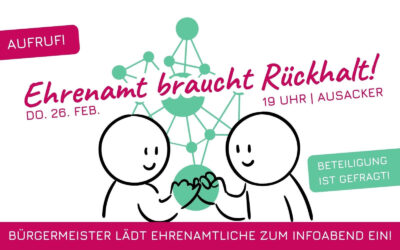 Ehrenamt braucht Rückhalt – Aufruf vom Bürgermeister C.-P. Richelsen